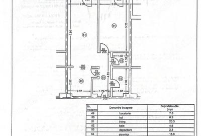 Apartament cu 2 camere decomandat în Central - 1