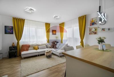 Apartament cu 3 camere decomandat, mobilat în Sânpetru