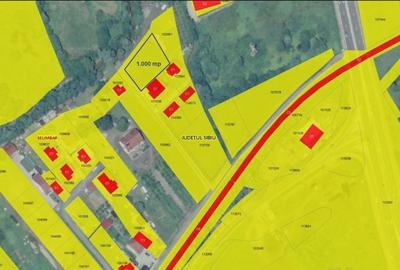 Teren Construcții intravilan de 1000 mp, în Șelimbăr - 1