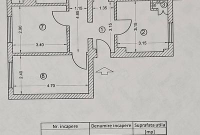 Apartament cu 4 camere decomandat în Nord