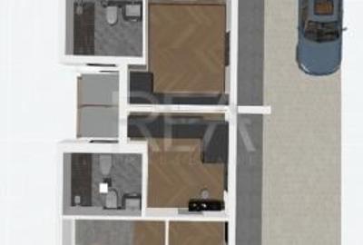 Duplex cu 4 camere cu Canalizare în Străulești - 6