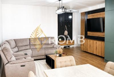 Apartament cu 3 camere semidecomandat, mobilat în Florești