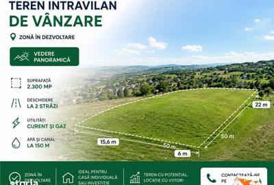 Teren de 2300 mp, în Cetate