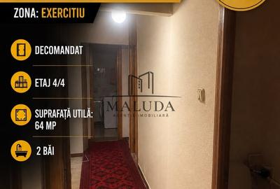 Apartament cu 3 camere decomandat în Exercițiu