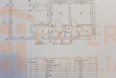 Apartament cu 3 camere decomandat, mobilat în Central - 1