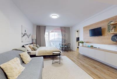 Apartament cu 1 camere semidecomandat, mobilat în Tractorul - 4