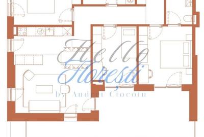 Apartament cu 4 camere în Dâmbul Rotund