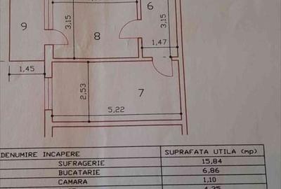 Apartament cu 3 camere decomandat în Exterior Vest