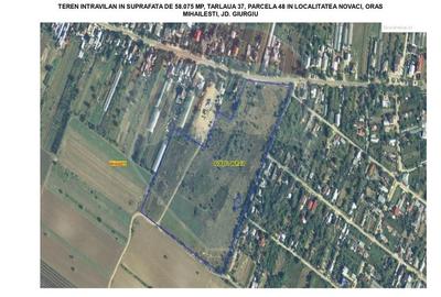 Vanzare teren intravilan Novaci, oras Mihailesti, DJ 412 A - 3