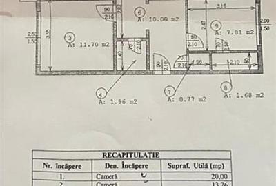 Apartament5 3 camere tip H cu centrala proprie - 2