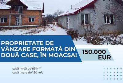 Proprietate de vânzare formată din două case, în Moacșa! - 1
