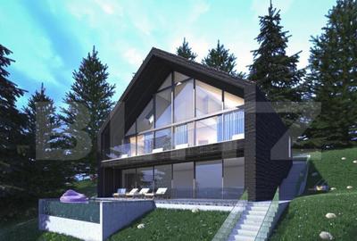 Cabana moderna, 6 camere, 400 mp, zona Muntele Rece - 2