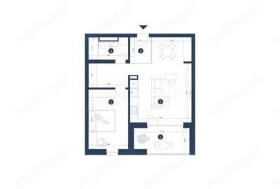 Apartament nou cu 2 camere - 3