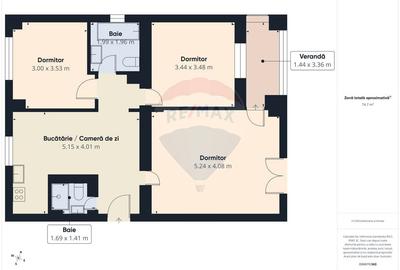 Apartament cu 3 camere decomandat, mobilat în P-ța Unirii - 15