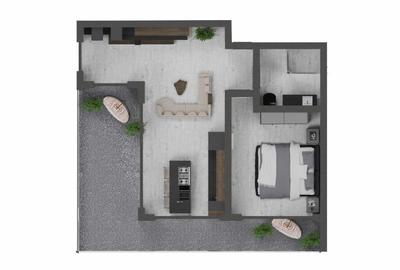 Apartament cu 2 camere decomandat în Nord - 2