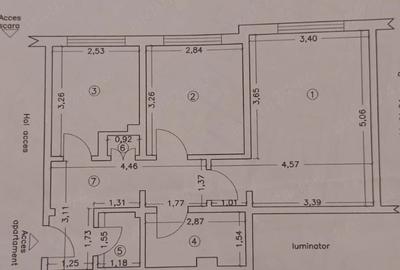 Apartament cu 2 camere decomandat în Inel II - 1