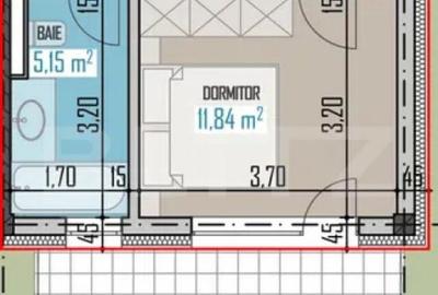 Apartament 2 camere, 37,10 mp, etaj intermediar, bloc nou, 2