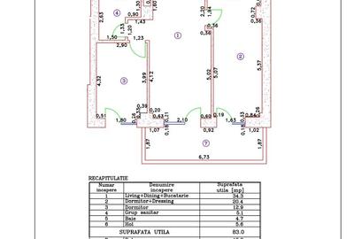 Apartament cu 3 camere semidecomandat în Herăstrău - 18