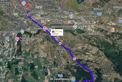 Teren de 2382 mp, în Bârnova - 1