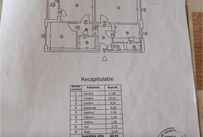 APARTAMENT 3 CAMERE RAHOVA ANTIAERIANA 61 MP - 3