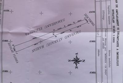 Teren de 1000 mp, în Băbana