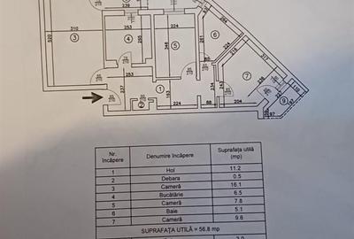 Apartament cu 3 camere decomandat în Podu Roș - 2