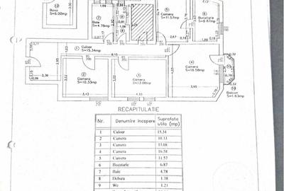 Apartament cu 4 camere decomandat în P-ța Rosetti