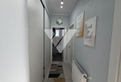 Apartament 2 camere mobilat modern etaj 2 balcon zona Turnisor Sibiu - 9