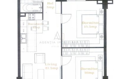 Apartament cu 3 camere semidecomandat, mobilat în Timpuri Noi - 9