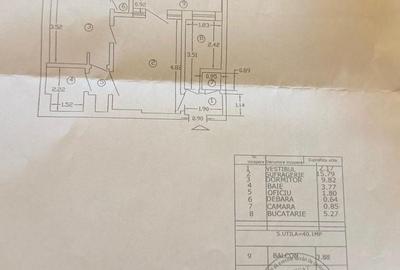 Apartament cu 2 camere semidecomandat în Victoriei