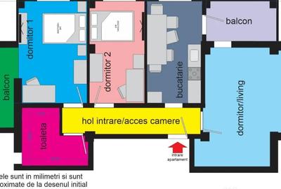 Apartament cu 3 camere decomandat în Tomis Plus - 2