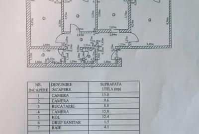 Apartament cu 2 camere decomandat, mobilat în Central - 1