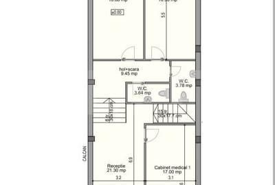 Spatiu medical, 145 mp utili, D+P, la cheie, zona centrala! - 6