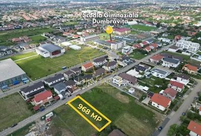 Teren intravilan constructii rezidentiale 968mp | Dumbravita - 2