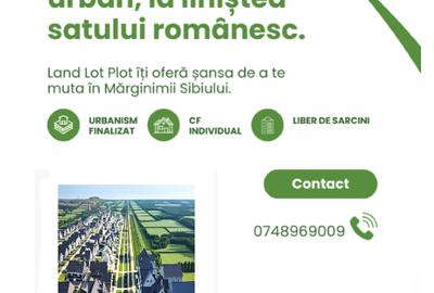 Teren Construcții intravilan de 430 mp, în Șura Mică - 1