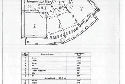 Apartament cu 3 camere decomandat, mobilat în Cișmigiu - 20