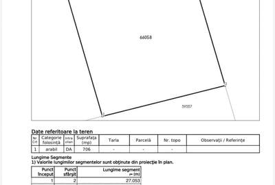 Teren Construcții intravilan de 706 mp, în Balotești - 2