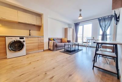 Apartament cu 2 camere semidecomandat, mobilat în Pipera