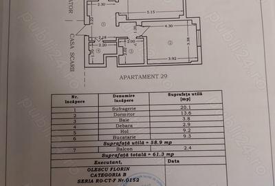 Apartament cu 2 camere decomandat în Central - 1