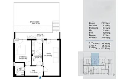 Titan Pallady Metrou 2 Camere Decomandat spatios cu terasa si gradina - 8
