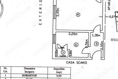 Apartament cu 2 camere semidecomandat în Central - 1