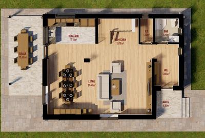 Vila lux, str Pădurii-Lebada, 5 camere, 3 bai, curent 380 kw, COMISION  0padurii - 12