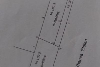 Teren Construcții intravilan de 430 mp, în Vidra