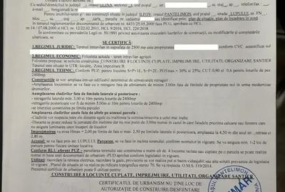 Oportunitate Teren Case Individuale sau Duplexuri Padurea Cernica 300m - 2