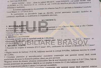 Oportunitate Teren Glajarie Rasnov | 1290mp | PUZ | Curent - 9