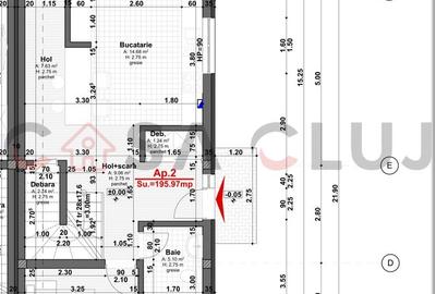 Duplex cu 6 camere cu Canalizare în Mănăștur - 3