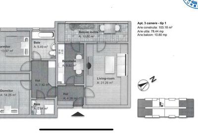Apartament cu 3 camere decomandat în Fundeni - 4