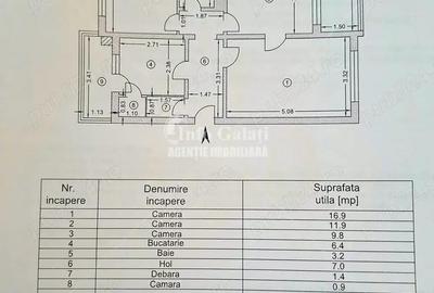 | Apartament cu 3 camere | Tiglina 2 | - 7