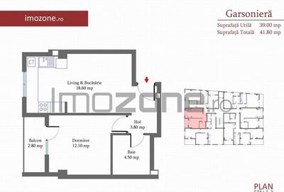 Studio 42 mp, etaj 1, Militari langa METROU PACII, BLOC N...