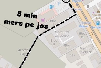 Apartament 2 CAMERE, 58 mp UTILI, 5 min Metrou Jiului, Proprietar - 12